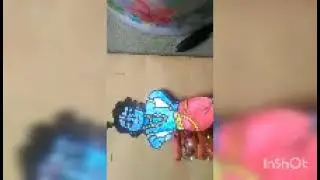Lord Krishna ji model😇|Happy janmashtami to all&hearts;️|Tripti art and craft |