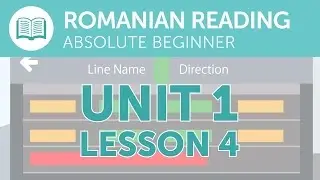 Romanian Reading Practice for Absolute Beginners - A Romanian Notice at the Station