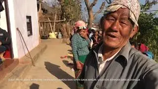 Guest from japan. By Pritam Thapa Magar.(Adhikari Danda Syangja )