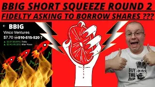 BBIG SHORT SQUEEZE ROUND 2 POSSIBLE ? FIDELTY ASKING TO BORROW OUR SHARES ? BBIG STOCK SHORTS DATA