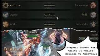 When SHADOW WAR BECAME TOUGH: Whales VS Whales, Eclipse VS Anonymous | Diablo Immortal