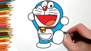 How to draw Doraemon in easy steps for   beginners drawing doraemon step by step