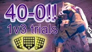 Destiny- 40-0! 1v3 Trials (30 kill Challenge Destroyed)