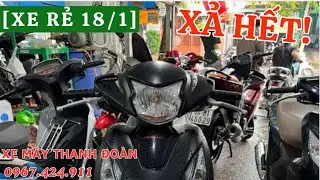 [18/11] Xe máy CŨ Thanh Đoàn xả xe đón Tết! Anpha 7.9tr, Click 6.5tr! Mua ngay
