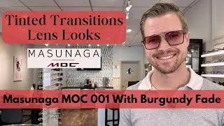 Masunaga MOC 001 | Wine Gradient Tint on Transitions XTRActive Grey