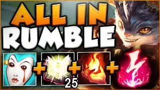 HOW OPPRESSIVE IS THIS KOREAN ALL IN RUMBLE BUILD? RUMBLE TOP SEASON 8 GAMEPLAY! League of Legends