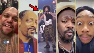 Rappers Reaction To Crunchy Black Gives White Bag To Layzie Bone During The Verzuz Battle
