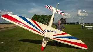 Lo 100 im Maßstab 1:2 / 5mSpannweite / 20Kg  -Erstflug -    26 05 2016 HD