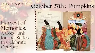 🍂27 октября 🎃 Лоскутные тыквенные карманы &mdash; 31 день вдохновения для хлам-журнала