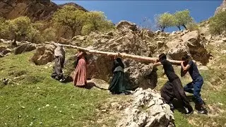 Siblings Build A Hut: Nomads of Iran