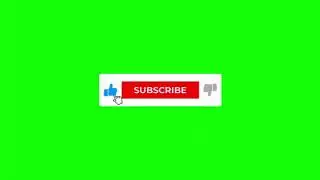 FREE DOWNLOAD Green Screen Subscribe Button Animation