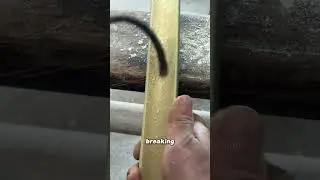 How Bamboo is Flattened for Crafting.