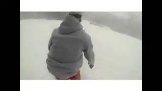 Snowboarding at Wachusett Mountain