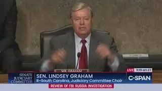 Rod Rosenstein Activates Lindsey Graham In FBI Russia Investigation Hearing On June 3, 2020