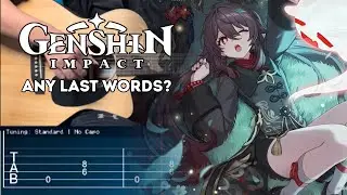 Hutao Theme Music - Let The Living Beware (Genshin Impact) | Fingerstyle Guitar + TAB
