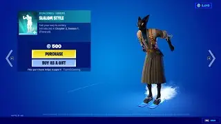 Fortnite Item Shop 1/21/2021 NEW SKI SLALOM EMOTE