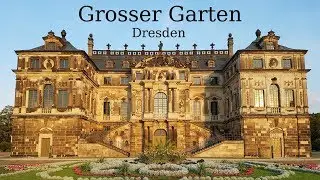 Gro&szlig;er Garten - парк в стиле барокко 17 века в центре Дрездена, Германия