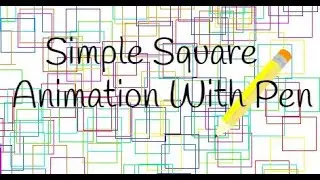 Scratch Tutorial | How to make a simple square animation with pen | Scratch Beginner Tutorial