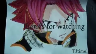 Fairy Tail Natsu Dragneel Speed Drawing (Anime)
