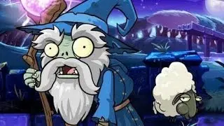 pvz2: Dark ages- fighting against the wizard zombie