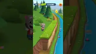 Talking Tom Gold Run Frosty Tom Running Fast in Ginger's Farm Funny Race Android Gameplay #Shorts
