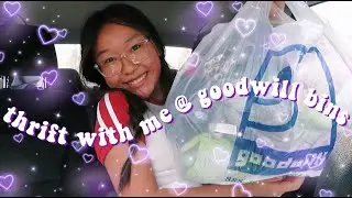 THRIFT WITH ME! At Goodwill Bins + Haul 2020