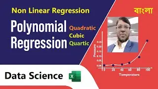 Polynomial Regression using Excel | Quadratic, Cubic, Quartic, Quintic Polynomial Regression| Bangla