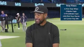 Tony Finau Interview At SoFi Center Before TGL Match- The Bay vs. LA