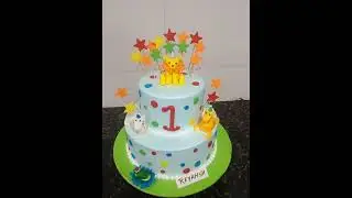 Two step Cake. Semi fondant Cake.Rohit cake master
