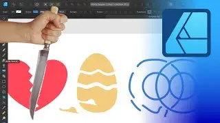 Knife Tool and Scissors Tool Now You Can Cut and Divide objects in Affinity Designer V2