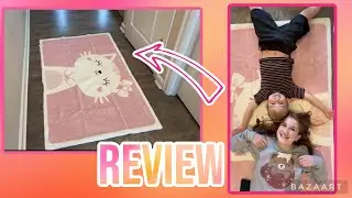 Girls cute pink rug. Good for nursery, play room, bathroom #review