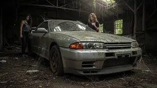 ASMR Car Restoration Full Rebuild of Nissan Skyline GT-R R32 Godzilla 1989 Abandoned to Looking New