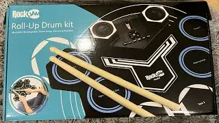 Unboxing Roll Up Drum Kit By Rock Jam