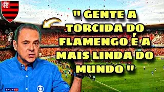 NARRADORES parando para escutar a TORCIDA do Flamengo ( parte 2 )