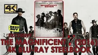 The Magnificent Seven (2016) 4K Blu-ray Steelbook | Best Buy Exclusive | Unboxing