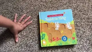 First Math Slide and See Subtracting 📕Usborne Books & More