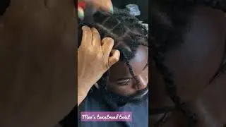 he wanted a two strand twist (atlanta barbershop)