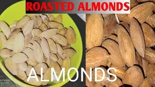 Roasted Almonds Recipe |how to make|roasted Almonds new style| new Almond Recipe| 2 minutes Recipe |