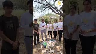 Reduce plastic use and avoid littering around | Clean Up Drive | Vvyasfoundation