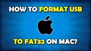 Как легко отформатировать USB-накопитель в FAT32 на Mac?