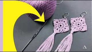 CROCHET EARRINGS | HOW TO CROCHET FRINGE EARRINGS | EARRINGS TUTORIAL | CROCHET FOR BEGINNERS