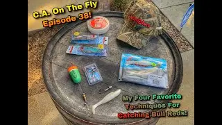 (Four Techniques On How To Catch Bull Redfish) C.A. On The Fly Episode 38