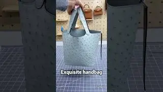 Rare handmade ostrich skin bag. Want some?