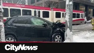 Nearly 400 collisions on Calgary roads during first day of winter weather