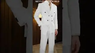 white tuxedo suit | white coat pant for men | white blazer combination