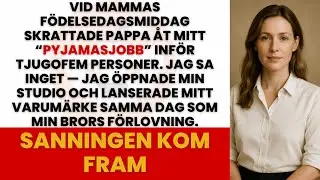 PÅ MAMMAS FÖDELSEDAGSMIDDAG DROG PAPPA ETT SÅRANDE SKÄMT — ALLA SKRATTADE UTOM MIN BROR