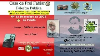 [LIVE CFF] PALESTRA PÚBLICA– Tema Livre – Edilson Azevedo –04/12/25