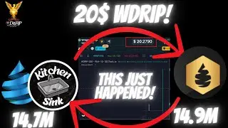 Drip Community WDrip just hit 20$ on Dextools Huge alpha