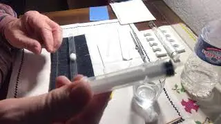 Renouvellement de la reserve d'eau d'un tube en presence d'une gyne ou d'une fondation .