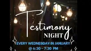 Testimony Night #1 2026
